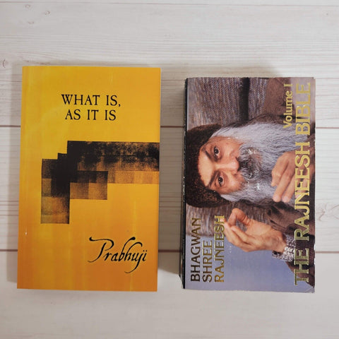 Spirituality Books Lot of 2 Prabhuji Meditation Yoga Osho The Rajneesh Bible
