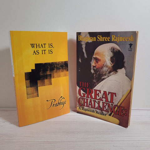 Spirituality Books Lot of 2 Prabhuji Osho The Great Challenge Enlightenment Yoga