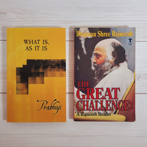 Spirituality Books Lot of 2 Prabhuji Osho The Great Challenge Enlightenment Yoga