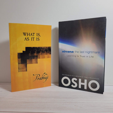 Spirituality Books Lot of 2 Prabhuji Osho Enlightenment Yoga Life Freedom Trust