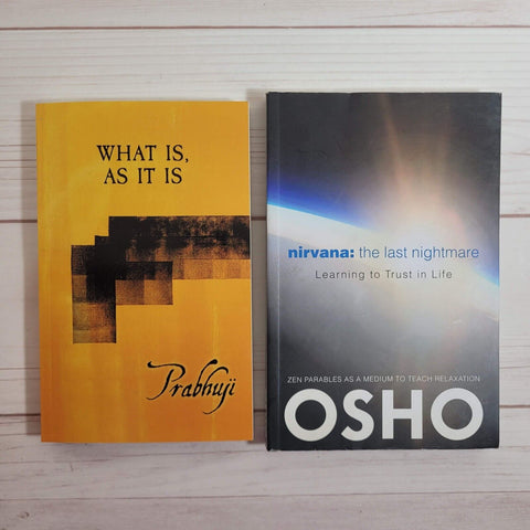 Spirituality Books Lot of 2 Prabhuji Osho Enlightenment Yoga Life Freedom Trust