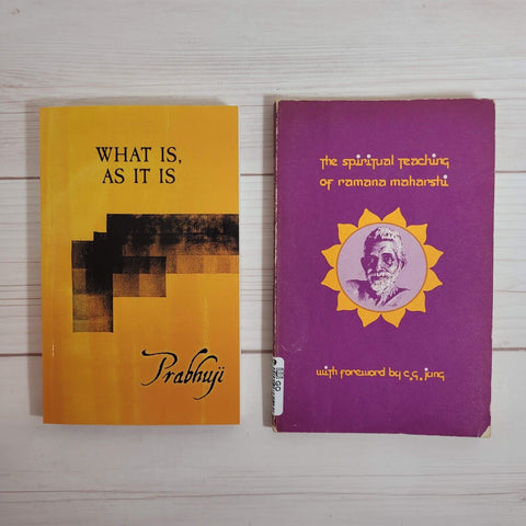 Spirituality Books Lot of 2 Prabhuji Ramana Maharshi Meditation Enlightenment