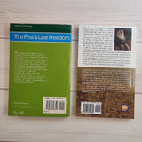 Krishnamurti First and Last Freedom Prabhuji Experimenting with the Truth Lot