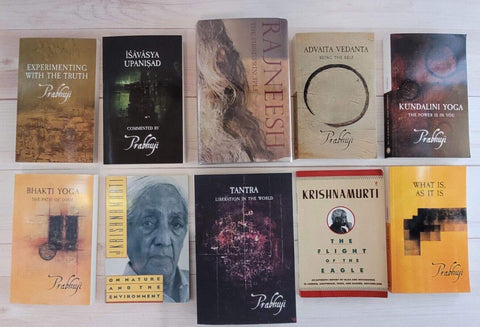 Osho Rajneesh The First Principle Krishnamurti Prabhuji Spirituality Lot of 10