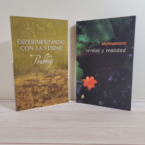 Krishnamurti Verdad y Realidad Prabhuji Experimentando Con La Verdad Lote de 2