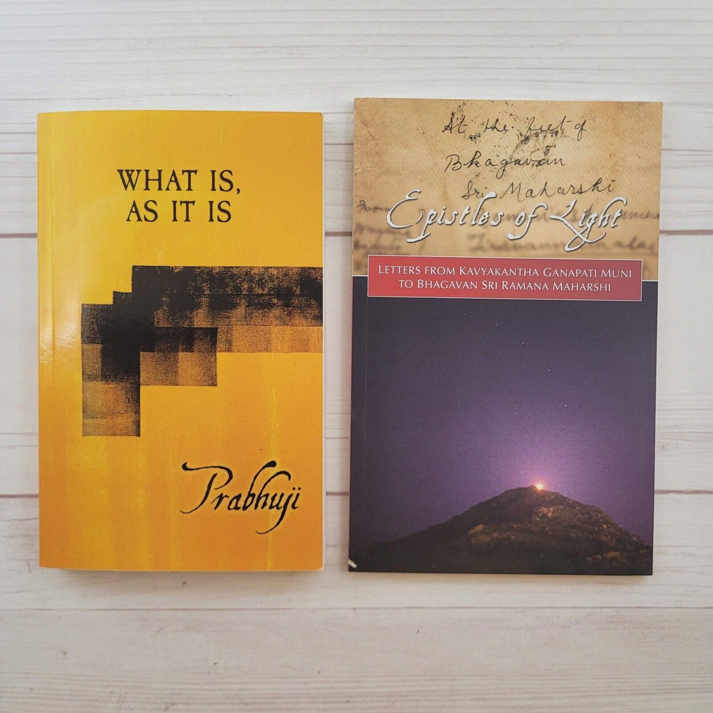 Ramana Maharshi Ganapati Muni Prabhuji Satsangs NEW Spiritual Books Lot of 2