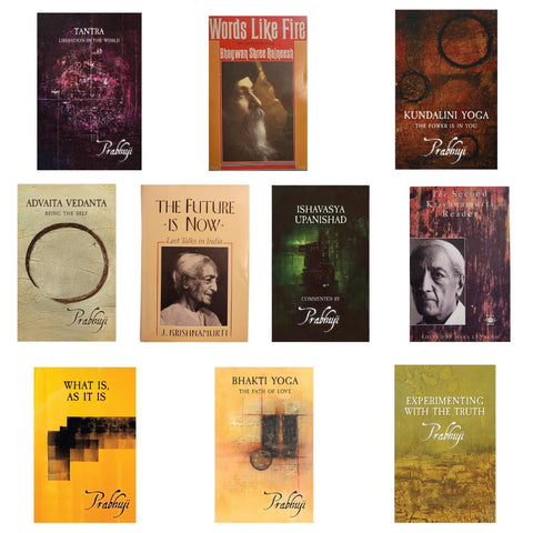 Osho Krishnamurti Prabhuji Spiritual Books Lot of 10 Vedanta Tantra Christianity