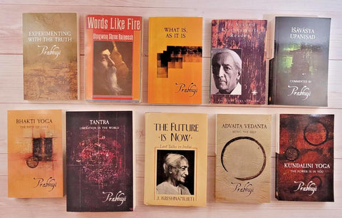 Osho Krishnamurti Prabhuji Spiritual Books Lot of 10 Vedanta Tantra Christianity