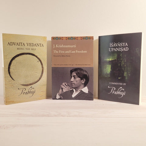 The First and Last Freedom Krishnamurti Prabhuji Ishavasya Advaita Vedanta Lot