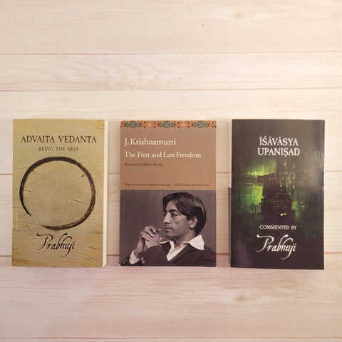 The First and Last Freedom Krishnamurti Prabhuji Ishavasya Advaita Vedanta Lot