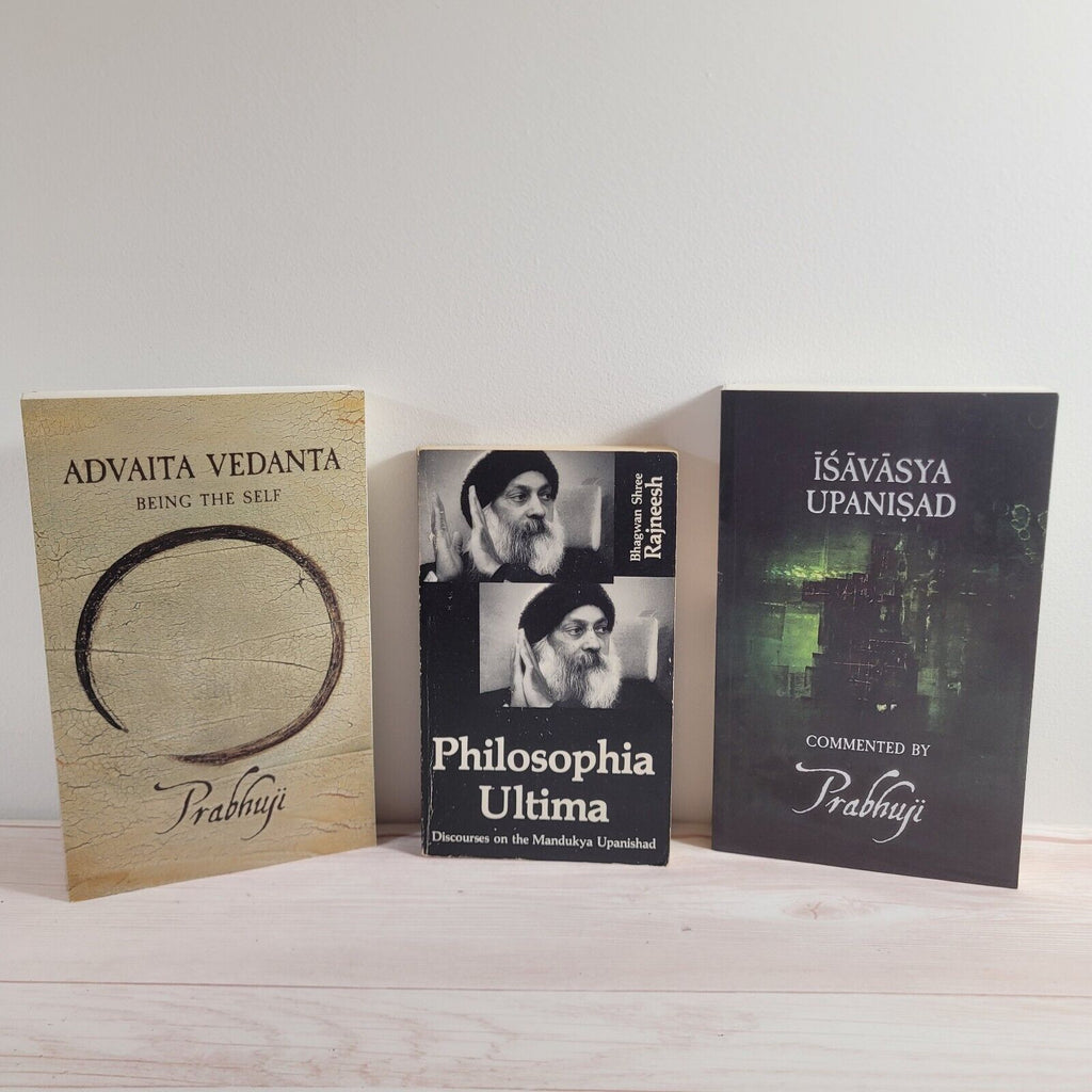 Philosophia Ultima Osho Bhagwan Prabhuji Ishavasya Advaita Vedanta Lot of 3
