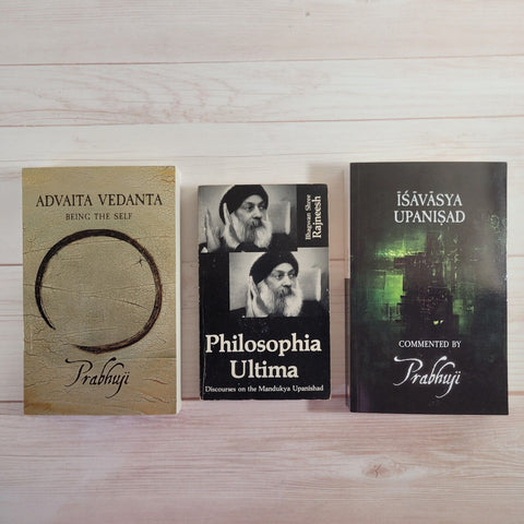 Philosophia Ultima Osho Bhagwan Prabhuji Ishavasya Advaita Vedanta Lot of 3