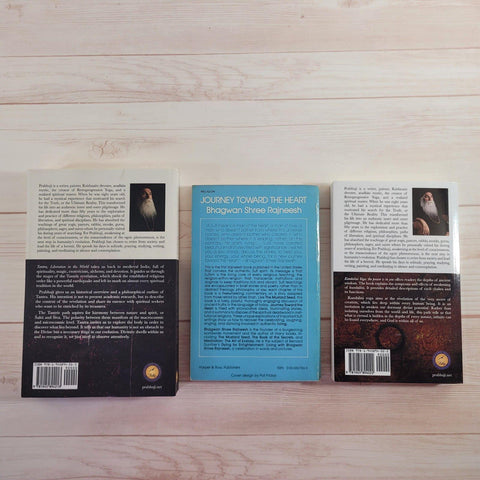 Journey toward the Heart Osho Kundalini Yoga Tantra Prabhuji Lot of 3 Books
