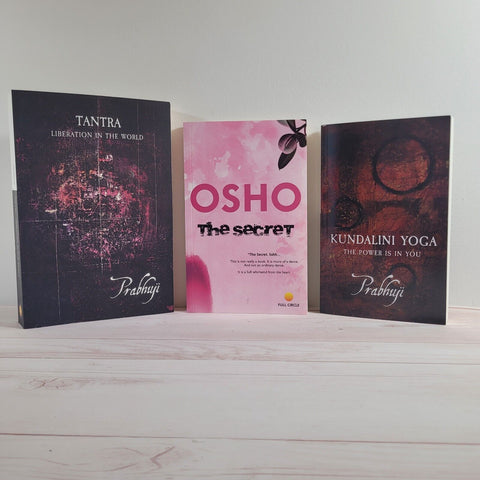 The Secret Osho Tantra Kundalini Yoga Prabhuji Spirituality Lot of 3 Books