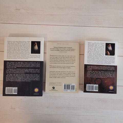 Krishnamurti to Himself Prabhuji Tantra Kundalini Yoga 3 Spiritual Books Lot