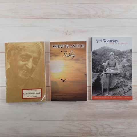 Ramana Maharshi The Sage Prabhuji What is as it is Spiritual Books Lot of 3