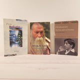 Osho Krishnamurti Prabhuji Bhakti Yoga Meditation Freedom Spirituality Books Lot