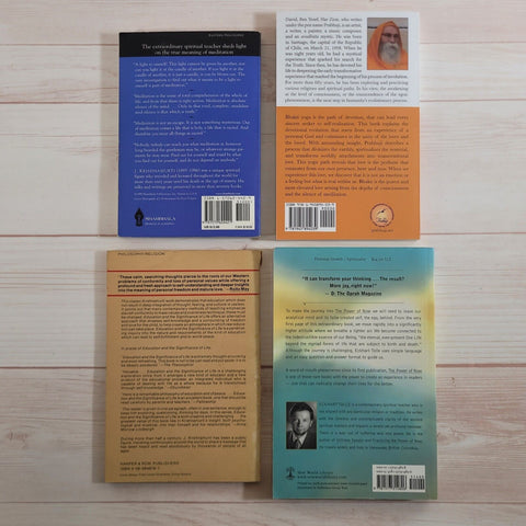 Advaita Vedanta Bhakti Yoga Meditation Krishnamurti Prabhuji Eckhart Tolle Lot