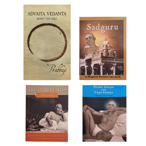 Advaita Vedanta Hindu Philosophy 4 Spiritual Books Lot Ramana Maharshi Prabhuji