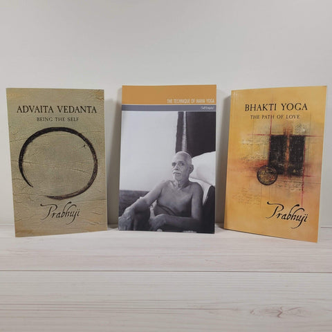Advaita Vedanta Bhakti Yoga Prabhuji Maha Yoga Ramana Maharshi Lot of 3 Books