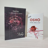 Gozar, Amar, Vivir Osho Tantra Liberación en el mundo Prabhuji Lote de 2 Libros