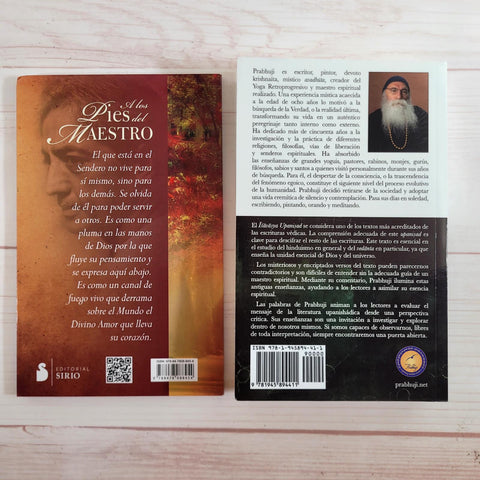 Krishnamurti A los pies del maestro Prabhuji Ishavasya Upanishad Set de Libros