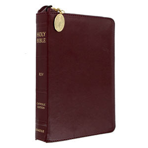 Ignatius Catholic Bible-Compact Edition Burgandy Zippered RSV