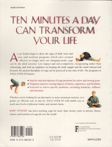 Yoga Over 50 By Mary Stewart