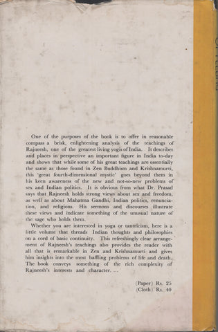 Rajneesh: The Mystic of Feeling by Ram Chandra Prasad