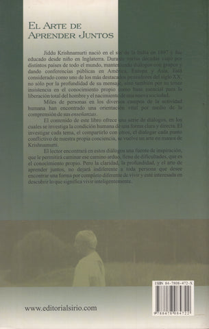 El Arte de Aprender Juntos by J. Krishnamurti Spanish Edition