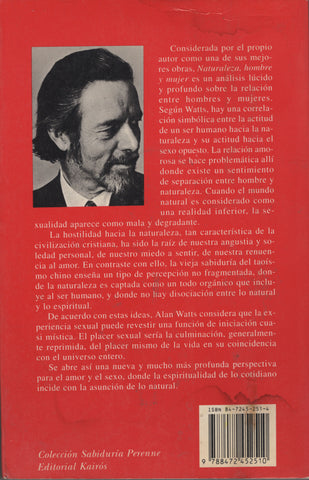 Naturaleza, hombre y mujer by Alan Watts Spanish 2nd Edition