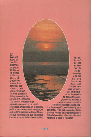 Una Manera Completamente Distinta de Vivir by J. Krishnamurti Spanish Edition