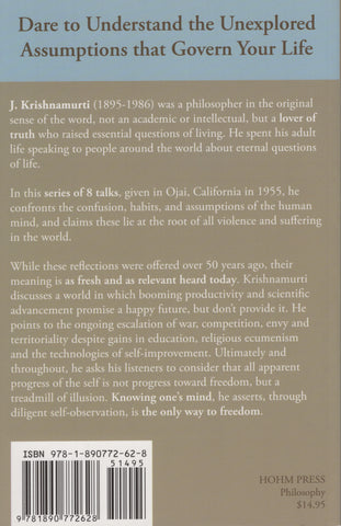 As One Is: To Free the Mind from All Conditioning by J. Krishnamurti