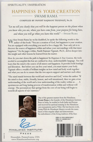 Happiness is Your Creation By Swami Rama