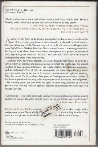 Anatomy of the Spirit : The Seven Stages of Power and Healing by Caroline Myss