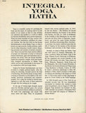 Integral Yoga Hatha Sri Swami Satchidananda