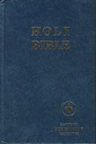 The Holy Bible Placed By the Gideons In Memory Blue Hardcover