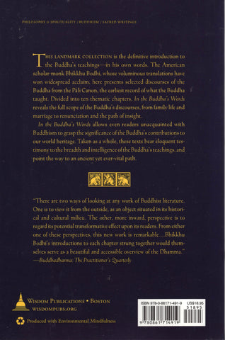In the Buddha's Words by Bhikkhu Bodhi