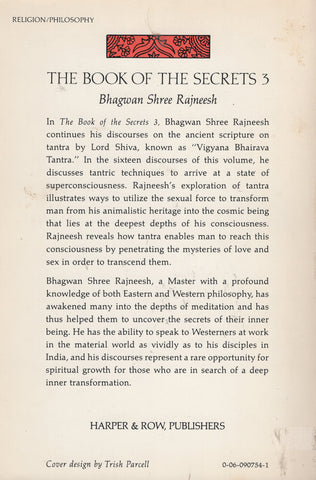 The Book of the Secrets, Vol 3 by Osho - Paperback