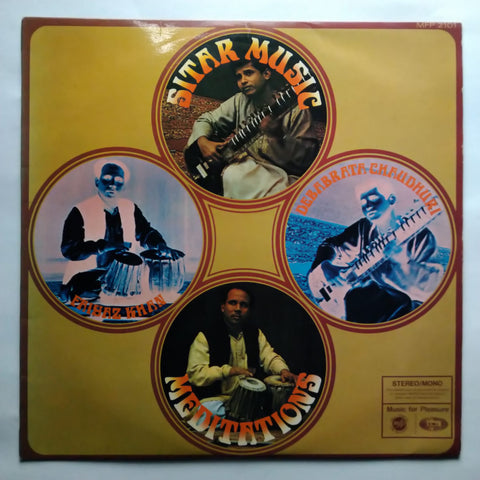 Debabrata Chaudhuri With Faiyaz Khan – Sitar Music Meditations MFP 2101 12" Vin