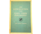 Introduction to Early Greek Philosophy by John M. Robinson Paperback 1968