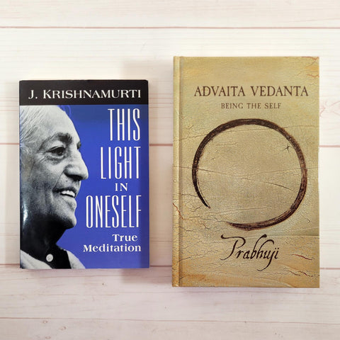 Advaita Vedanta: Being the Self by Prabhuji This light in oneself Krishnamurti