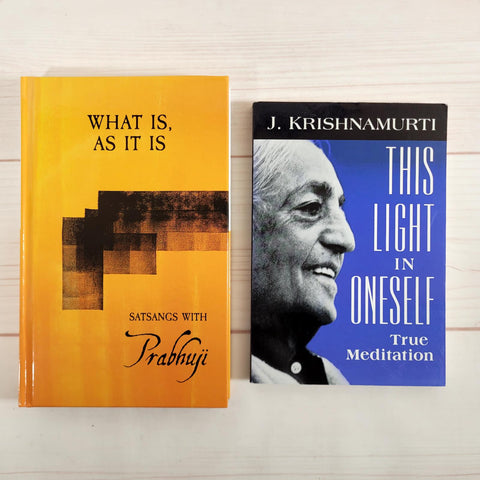 What Is, As It Is Satsangs with Prabhuji This light in oneself Krishnamurti Yoga