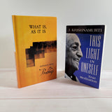 What Is, As It Is Satsangs with Prabhuji This light in oneself Krishnamurti Yoga