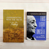 Experimenting with the Truth by Prabhuji This light in oneself Krishnamurti Yoga