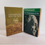 Experimenting with the Truth by Prabhuji The Wholeness of Life J. Krishnamurti