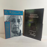 Ishavasya Upanishad commented by Prabhuji On Relationship by J. Krishnamurti