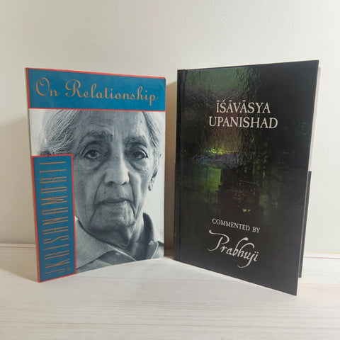 Ishavasya Upanishad commented by Prabhuji On Relationship by J. Krishnamurti