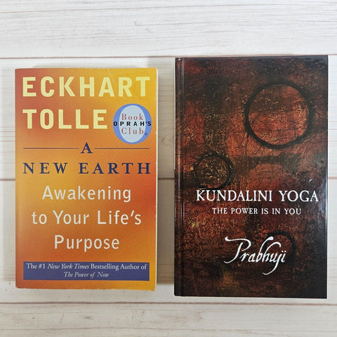 Kundalini Yoga The Power Is in You by Prabhuji A new Earth by Eckhart Tolle