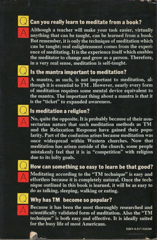 How to Meditate Without Attending a TM Class by W. R. Akins